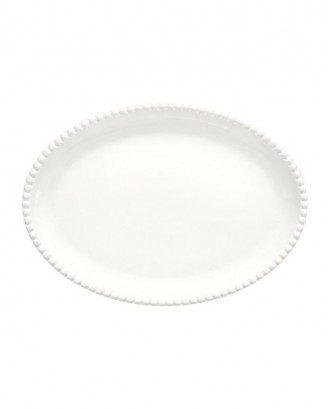Platou oval din portelan, alb, 32.5 cm, Tiffany - SIMONA'S COOKSHOP